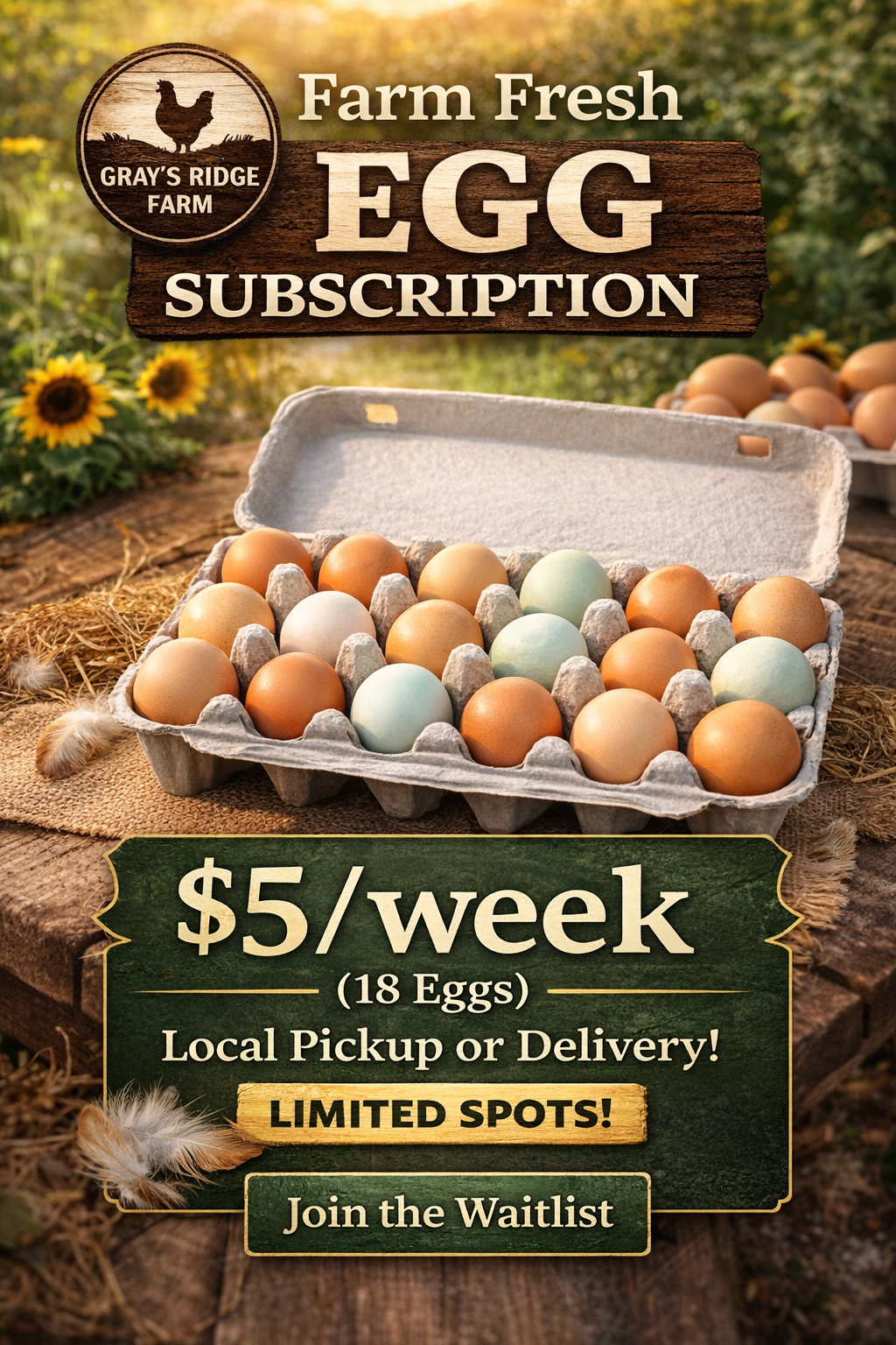 Egg Subscription Waitlist